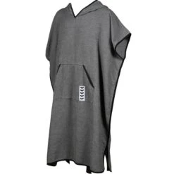 ICONS HOODED PONCHO - 100 GREY