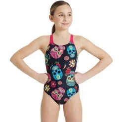 G CRAZY SKULLS CARNIVAL JR SWIM PRO BACK - 500